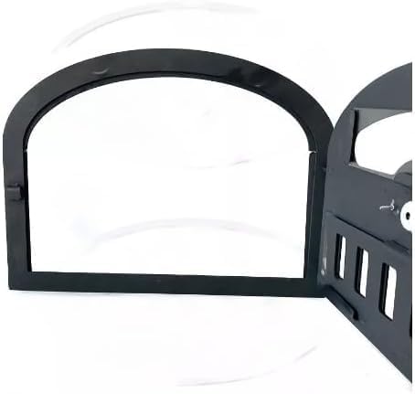 Wood Fired Oven Door (Medium), Black, Steel Sheet - Sor Pampa Grill cod 23