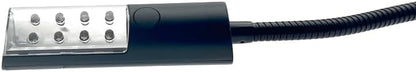 Nexgrill Revelry Flexible LED Light, Easy to Use, Magnetic Base with Clamp, Perfect for Low-Light Grilling, Great Accessory for Outdoor Grilling, Camping, and Tailgating, Black, 530-0075B