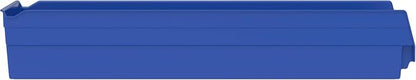 Akro-Mils 30184 Heavy Duty Plastic Shelf Bins, 24"x 8"x 4", Blue, 6-Pack | Heavy Duty Nesting Storage Bins for Garage, Closet, Refrigerator, Kitchen, Cabinet, Drawer Organization, Pantry Organization