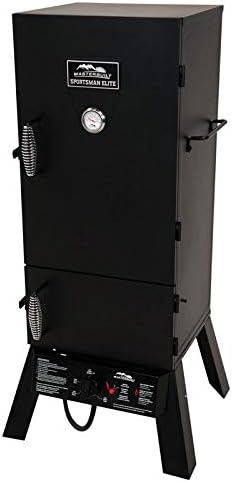 Masterbuilt Sportsman Elite 30 in. 1 Burners Propane Smoker Black 15400 BTU
