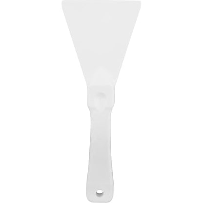 SPARTA Polypropylene Scraper Tool Food Safe Scraper for Removing Caked-On Residue in Commercial Kitchens, Plastic, 7.82 x 3 Inches, White