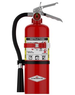 Amerex B500T 5 lbs ABC Dry Chemical Fire Extinguisher with Wall Bracket