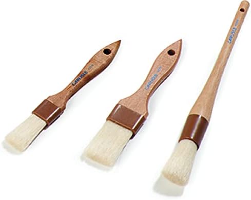 SPARTA Kitchen Basting Brush – 4037300 Basting Brush for Cooking Flat Boar Bristle Brush, Hardwood Handle for Kitchens, Restaurants, Catering, High Heat Food Prep, 1.5in, Pack of 12