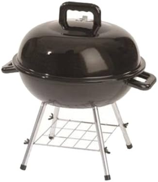 TG2180501-SC 14" x 14" Black Porcelain Smoke Canyon Charcoal Kettle Grill