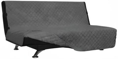 Easy-Going Reversible Couch Cover, Large Futon Sofa, Gray/Gray | Machine Washable Slipcover For Dogs, Water Resistant Furniture Mat For Living Room, Non-Slip Sofa Cover, Pet Friendly
