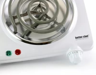 Electric Countertop Burner – Portable Single Hot Plate with Adjustable Temperature Control – Compact Cooktop for Dorm, RV, Travel & Small Kitchens