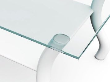 Tempered Glass Table Top 42 Inch Square Flat Polished Edge Clear Surface 1/2 Inch Thick for Home Office or Outdoor Furniture by Fab Glass and Mirror