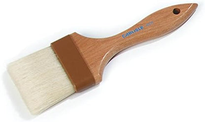 SPARTA Kitchen Basting Brush – 4037500 Basting Brush for Cooking Flat Boar Bristle Brush, Hardwood Handle for Kitchens, Restaurants, Catering, High Heat Food Prep, 3in, Pack of 12