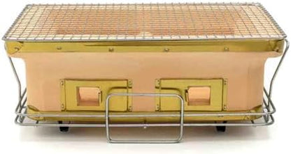 Japanese Clay Charcoal Grill - Portable Outdoor BBQ Oven for Authentic Korean Cuisine