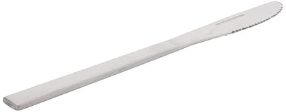Winco 8 1/4" Silver Windsor Stainless Steel Dinner Knife (Set of 12) | Dishwasher safe, Restaurant service, Great for Main Courses or General Use, Entrees, Steaks, Chops and Table Service
