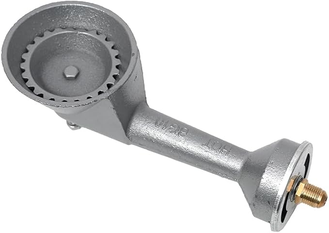 COOKAMP Cast Iron Propane Burner Head with Brass Fitting Orifice (SH10-DIY Burner)