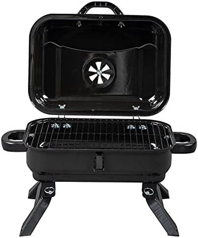 60.5 X 39.0 X 41.0cm Barbecue Grill, Charcoal Grill Portable Folding BBQ Grill Barbecue Outdoor BBQ for Picnic Garden Terrace Camping Travel