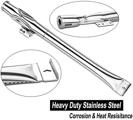 Burner Tube & Igniter Replacement Kit for Nexgrill 720-0888, 720-0888N, 720-0830D and More, Grill Replacement Parts for Home Depot Nexgrill 720-0830H, Stainless Steel BBQ Grill Repair Kit, 5 Pack