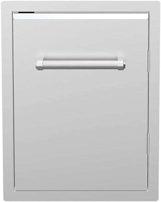 Spire 18" Built-in Single Access Door, Stainless Steel, Universal Mount, Perfect for Outdoor Kitchens & Islands, BBQ, Grilling, Backyards, 780-0019A