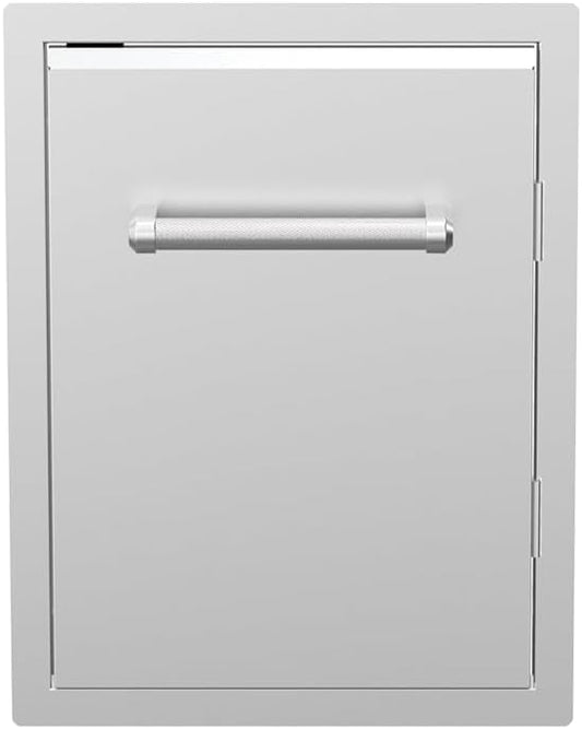 Spire 18" Built-in Single Access Door, Stainless Steel, Universal Mount, Perfect for Outdoor Kitchens & Islands, BBQ, Grilling, Backyards, 780-0019A