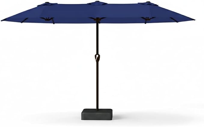 15FT Large Patio Umbrella with Base Included