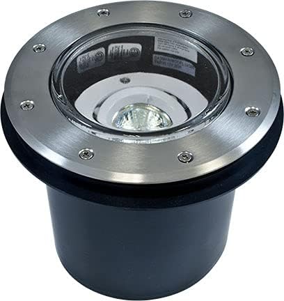 DABMAR LIGHTING LV306-LED5-SS304-MR Well Light W/Out Grill W/Sleeve Adjustable Fixture 3 Watt LED MR16 12 Volts, Stainless Steel