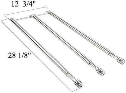 GasSaf Burner Tube Replacement for Weber 7508 Genesis Silver B & C, Genesis Gold B & C, Spirit 700 E-310 E-320, Weber 900 and Other Models, Stainless Steel Gas Grill Burner Tube Kit