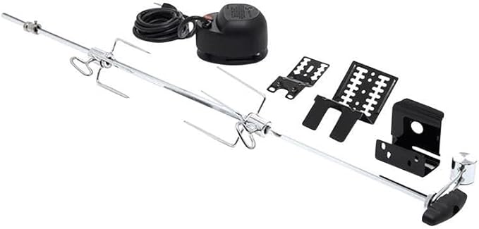 GrillPro 60090 Rotisserie Kit for Grills, 39-1/2", Black