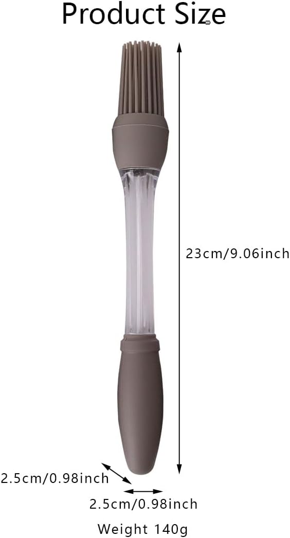 4 PCS Basting Brush For Outdoor Barbecue, Silicone Brushes Cooking with 1 PCS Straw Brush, Basting Brushes for Cooking Perfect for Grilling Baking Salad Making or Grilling Steaks.