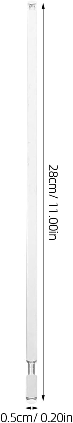 PRETYZOOM Grill Shaft Replacement Part 11.02In Rotisserie Fork Rod for BBQ Grill Air Fryer Accessories Even Heating Chicken Rotisserie Fork