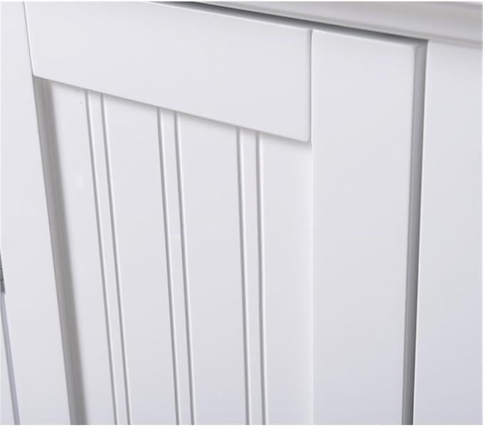 OS Home and Office Furniture 15" 1-Door Wood Kitchen Storage Pantry in White