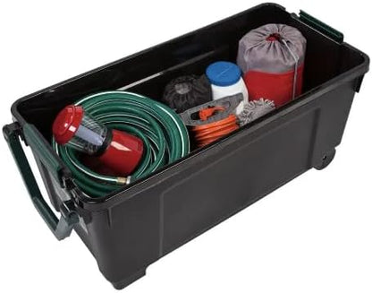 169 qt. Tote Storage Bin in Black XG05340