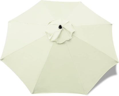 Sunnyglade 9ft Patio Umbrella Replacement Canopy Market Umbrella Top Outdoor Umbrella Canopy with 8 Ribs