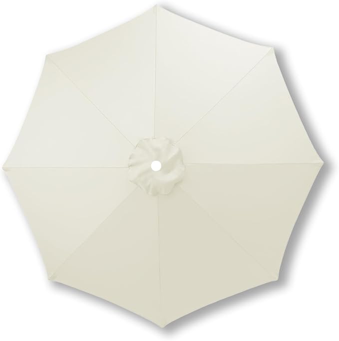 10ft/9ft/7.5ft Patio Umbrella Replacement Canopy for 6/8 Ribs, Outdoor Market Patio Table Umbrella Top Canopy Cover for Backyard Garden Courtyard Swimming Pool