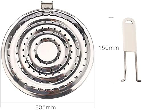 2 Pack Double Thickening Heat Diffuser Reducer Flame Guard Simmer Plate, Stainless Steel for Electric and Gas Stovetops