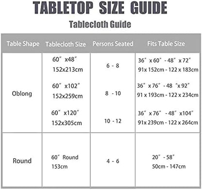 Fitable Outdoor Tablecloth for 6ft Rectangle Tables, Beige, 60 x 102 Inch | Washable Waterproof Wrinkle Free Table Cover, Zipper and Umbrella Hole, For Spring Summer Party Picnic Camping Patio Indoor