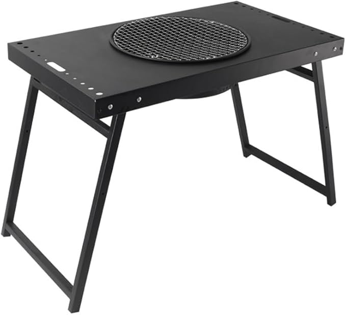 Barbecue Grill Tea Boiling Stove Hearth Charcoal Combined