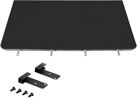 KEESHA BAC362 Folding Front Shelf for Traeger Pro 22, Pro 575, Ironwood 650, Century 22, Mesa 22, Eastwood 22 Pellet Grills, Heavy-Duty Grill Accessories Replacement for Food Prep and Storage, 25 x 12