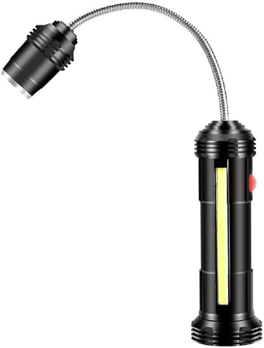 Grilling Outdoor Barbecue Lights Barbeque Rechargeable Battery Bright Flexible Smoker Fixture Outside Gooseneck Lamp for Lighting Night with USB & Magnet Base