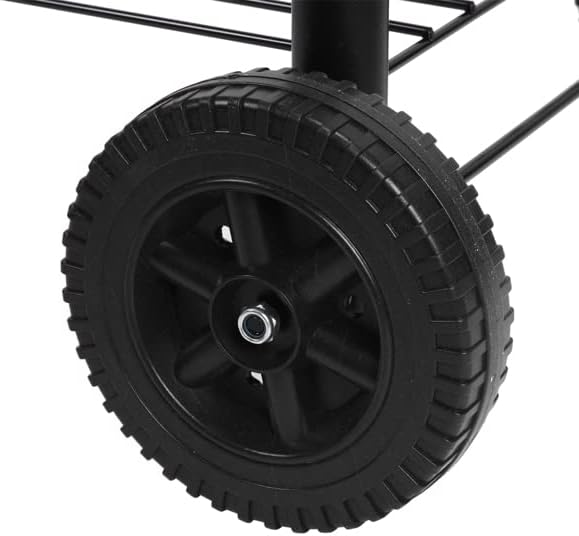 Barbecue Grill Cookers Grill Oil Drum Charcoal Furnace (500-600 Degrees) Charcoal Grill and Offset Smoker Portable Backyard Steel BBQ Oven with Wheels Outdoor Patio Barbecue Cooker with Side Fire Box for Camping Picnic Party