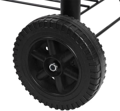 Barbecue Grill Cookers Grill Oil Drum Charcoal Furnace (500-600 Degrees) Charcoal Grill and Offset Smoker Portable Backyard Steel BBQ Oven with Wheels Outdoor Patio Barbecue Cooker with Side Fire Box for Camping Picnic Party
