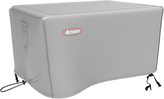 ATYARD 42-inch Outdoor Cover for Keter Unity (Small) Portable Table - UV Resistant, Breathable, All Weather (42" L x 24" W x 32" H) Gray