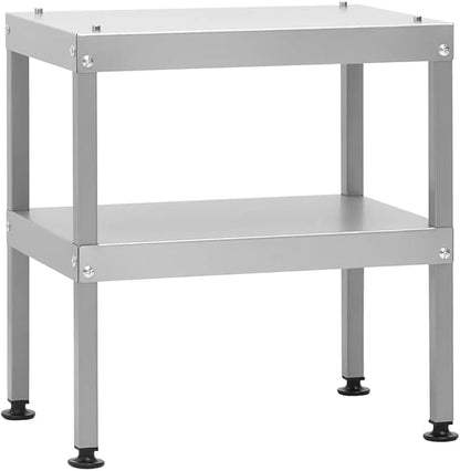 Outdoor BBQ Smoker with Prep Table, Galvanized Steel Vertical Smoker Grill for Meat, Fish and Sausage, Includes Thermometer and Storage Shelves