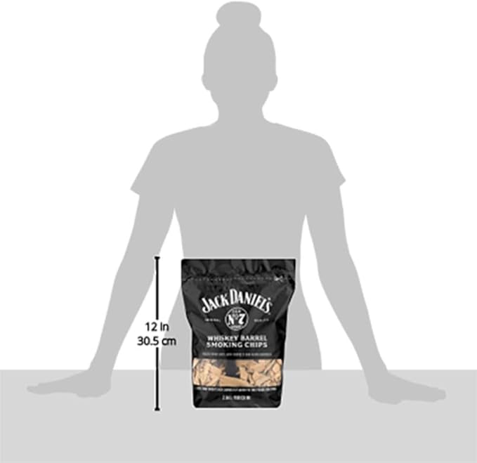 Jack Daniel's 01749 BBQ Smoking Chips, 1 pack, Black
