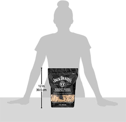 Jack Daniel's 01749 BBQ Smoking Chips, 1 pack, Black