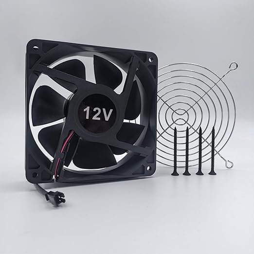 （2 Pack） Replacement Fan Kit 9904190040 for Masterbuilt Gravity Series 560/800/1050 XL Digital Charcoal Grill+Smoking Machine, Compatible with Masterbuilt MB20041020, MB20040221