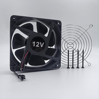 （2 Pack） Replacement Fan Kit 9904190040 for Masterbuilt Gravity Series 560/800/1050 XL Digital Charcoal Grill+Smoking Machine, Compatible with Masterbuilt MB20041020, MB20040221