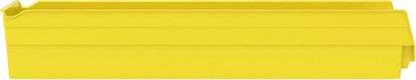Akro-Mils 30184 Heavy Duty Plastic Shelf Bins, 24"x 8"x 4", Yellow, 6-Pack | Heavy Duty Nesting Storage Bins for Garage, Closet, Refrigerator, Kitchen, Cabinet, Drawer Organization, Pantry Organization