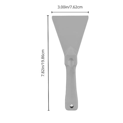 SPARTA Polypropylene Scraper Tool Food Safe Scraper for Removing Caked-On Residue in Commercial Kitchens, Plastic, 7.82 x 3 Inches, White