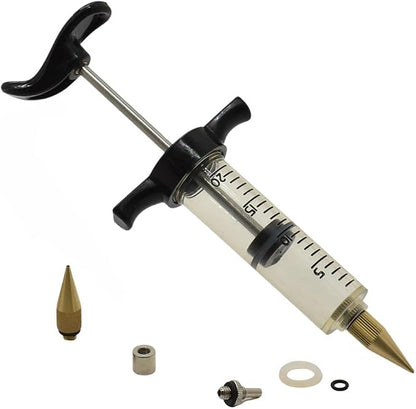 Big Horn 19408 High Pressure Glue Injector with 2 Brass Tips