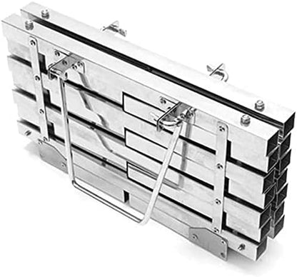 Portable Charcoal Grill for Camping BBQ Grills Outdoor Barbecue Grill Stainless Steel Folding Bonfire Rack Wood Stove Carbon Oven Barbecue Incinerator for 3-5 People,A-1
