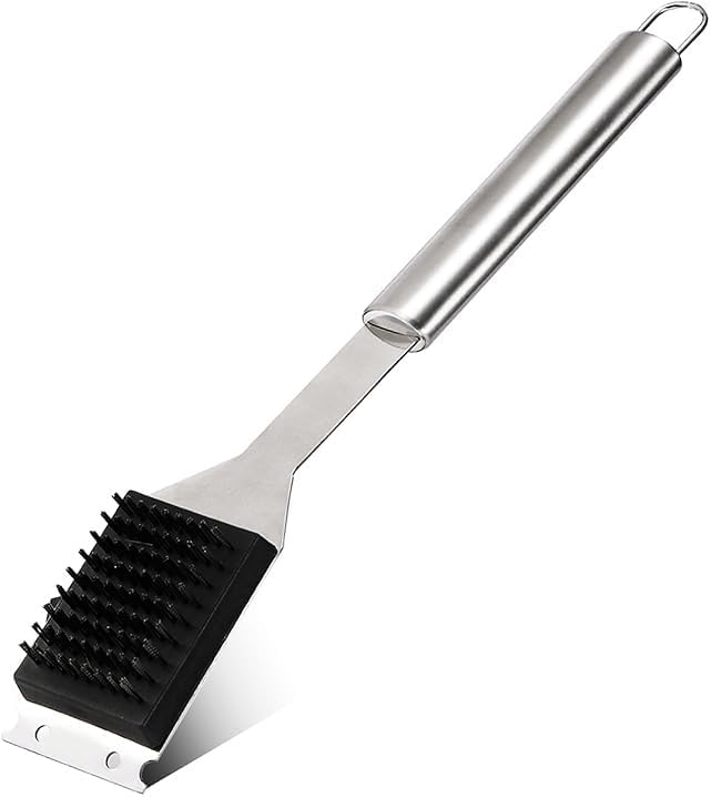 16.5 Inch Grill Brush and Scraper, Heavy Duty BBQ Grill Cleaning Brush for All Grills