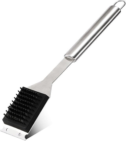 16.5 Inch Grill Brush and Scraper, Heavy Duty BBQ Grill Cleaning Brush for All Grills