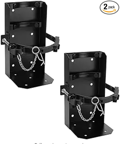 𝙐𝙥𝙜𝙧𝙖𝙙𝙚 10 LB Heavy Duty Fire Extinguisher Bracket 2 Pcs, Fire Extinguisher Mount St12 Steel, Fit 10 Lb Dry/5 Lb Co2 Extinguisher for School Vehicle Boat Truck Replace amerex 809