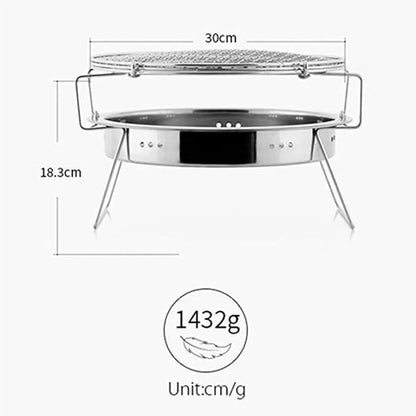 Barbecue Charcoal Grill Charcoal Grill Portable BBQ Grill For Camping BBQ Picnic Patio Backyard Outdoor Cooking Backpack Party Portable Charcoal Grill